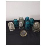 Group of vintage insulators