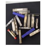 Large group of machinist tools and taps