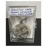 Beautiful long pendant necklace