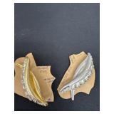 two vintage mid-century signed BSK dimensional