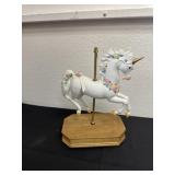 10ï¿½ ceramic carousel horse.