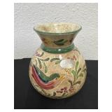 6ï¿½ hand-painted ceramic vase