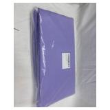 Light purple rectangle, 12 pack of plastic