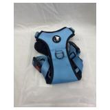 Large blue dog harness