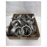 Large group of lids for jars