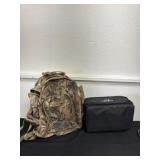 Luggable bag and camo back pack