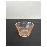 2ï¿½ vintage pink depression glass bowl