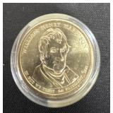 a U.S. Presidential $1 Coin featuring the 9th