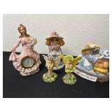 Group of bear and fairy figures