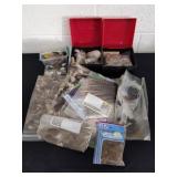 Large group of fly tying materials and a few