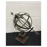 15ï¿½ arrow sphere decor metal