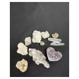raw, unpolished mineral specimens