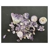 Group of amethyst