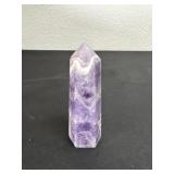 4ï¿½ polished Dream Amethyst crystal tower