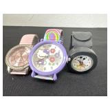 Mickey Mouse hello kitty and pink watch