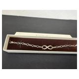 tone infinity symbol chain bracelet