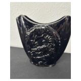 Vintage 8ï¿½ USA black dragon vase