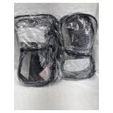 new Two clear backpacks