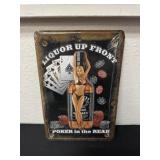12ï¿½x8ï¿½ metal liquor up  front poker in the rear