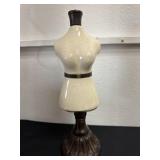 16ï¿½ vintage ceramic and carved wood decorative