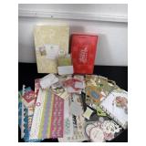 Scrapbook card maker stickers and jelly stamps