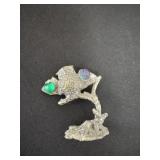2ï¿½ vintage miniature pewter figurine