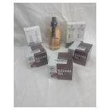 A group of hygiene kit, leaving conditioner,