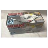 new box of husky 50 trash bags