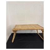 Bamboo table tray foldbale