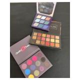 3 make up eye shadow pallets