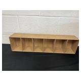 24ï¿½x6ï¿½ divided shelf wood
