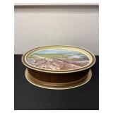15ï¿½ vintage 1982 Sunshine Biscuits oval metal