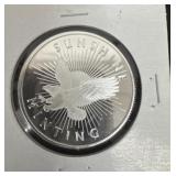 1 Troy oz Sunshine Minting .999 Fine Silver Round