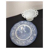 vintage Liberty Blue ironstone dinner plate by