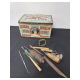 Antique Dixie Queen tabacco tin
