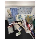 Group of crafts and sprig
