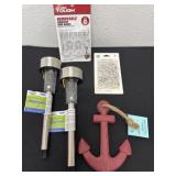 Hyper tough mini hooks and push pins and stake