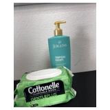 Jergens and cottonelle flushable wipes
