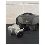 Olympus camera with bag