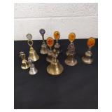 Group of vintage collectible bells