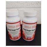 To unopened bottles of simple supplements blood