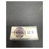 Size 8 purple ring