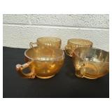 vintage punch, coffee, or tea cups are in the