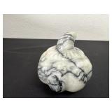 3ï¿½ hand-carved howlite mini-pumpkin