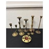 Brass candle sticks holders