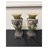 10ï¿½ decorative resin and earthenware pedestal