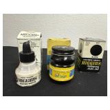 3 vintage ink for ink wells