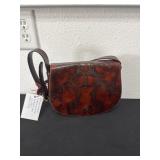 Italian leather saddle bag purse by Preston York