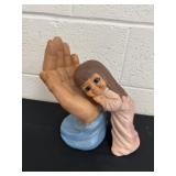 vintage ceramic figurine, likely a 1970s or 1980s