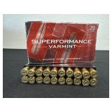 Super performance 243 win 75 grain Vmax 20 rounds